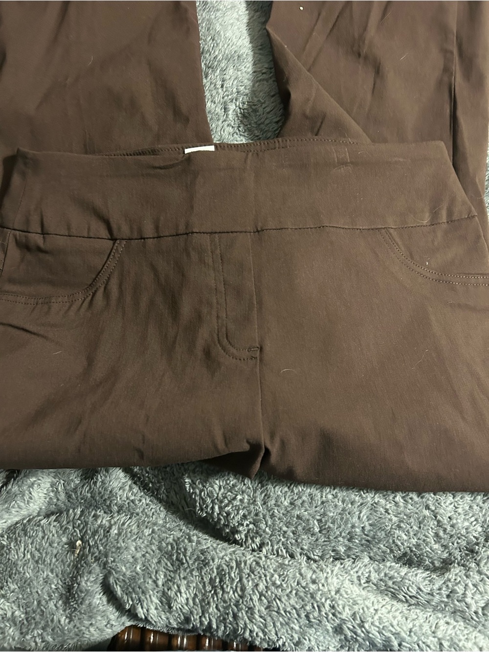 Ruby Rd. Women's Dark Brown Pants - Picture 6 of 7